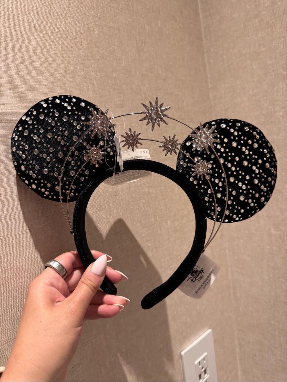 Disney Black Sequin Rhineatone Ears